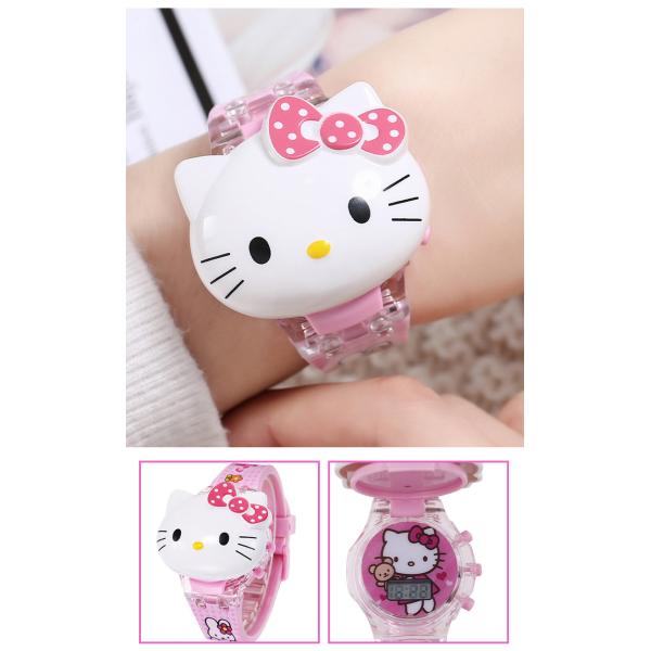 3d Music 24 Figure Creative Glow Anime Cartoon Watch Children With Clamshell