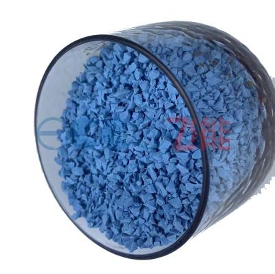 Grânulo de borracha da corte de Eco que pavimentam o material da palha de canteiro sintético