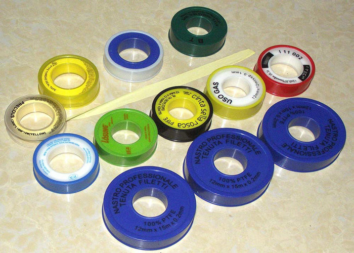 FDA Grade PTFE Thread Seal Tape with High Pressure Resistance 150-200kg/cm2 and Temperature Range -190°C to +370°C