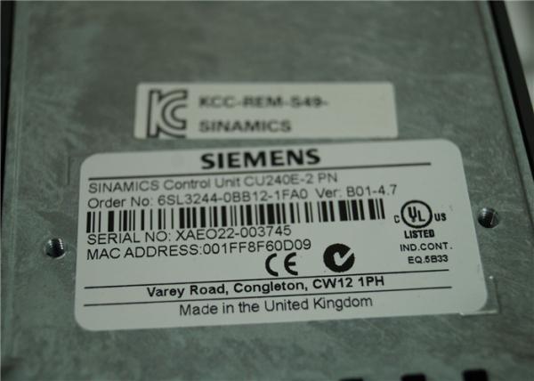 Inversor 3AC 380-480V 6SL3244-0BB12-1FA0 de SIEMENS SINAMICS G120