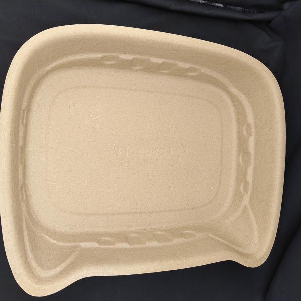 Direct supply from Chinese factories. Environmentally friendly disposable cat face-shaped cat litter boxes. Made of corrugated paper pulp molding, dry-pressed, water-resistant and moisture-proof.