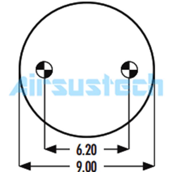 High Corrosion Resistance Goodyear Air Spring Cross ACONTI 64531 FD 330-22 323