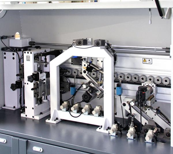 Automatic Pvc Edge Banding Machine With Double Trimming And Pre Milling Corner Trimming