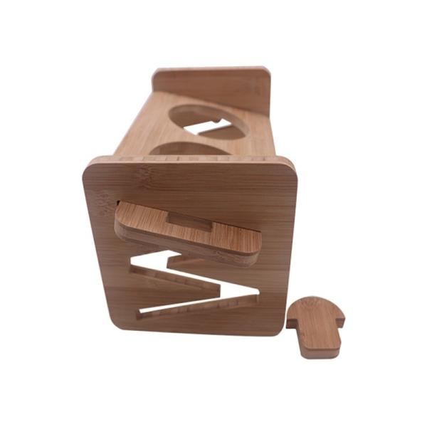 Proteger a coluna cervical fácil de limpar alimentador de cerâmica para animais de estimação com suporte de bambu ajustável