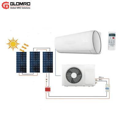 9000 condicionador de ar solar posto solar 1H Acdc do BTU do híbrido portátil de 1 toneladas do condicionador de ar