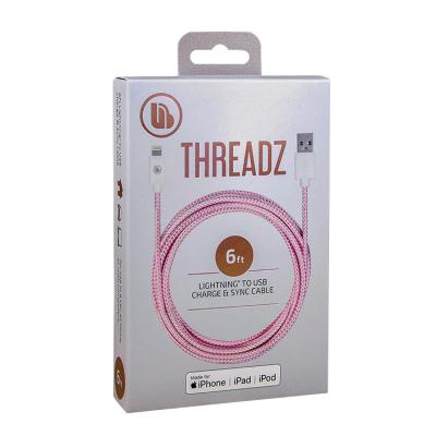 Paper Boxes Packaging Electronic Products Custom Forming Box USB Data Cable Packaging Charging Cable Packaging