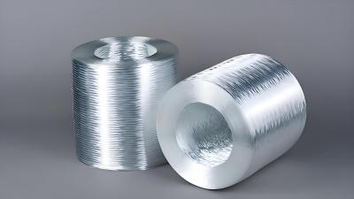Fibra de vidrio E lisa de mecha directa resistente a la abrasión con tensión uniforme