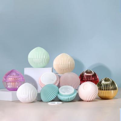50g Plastic Cosmetic Jars Customized Facial Cream Jars Sphere Shape Plastic Type ABS