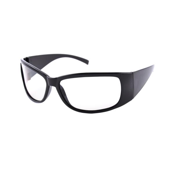 Long Time Use Linear Polarized 3D Glasses Anti Scratch Film Black Frame