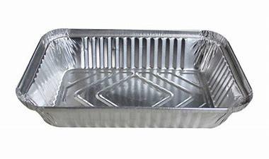 Bandeja redonda engrossada 7inch 8inch 9inch do recipiente de alimento da folha de alumínio