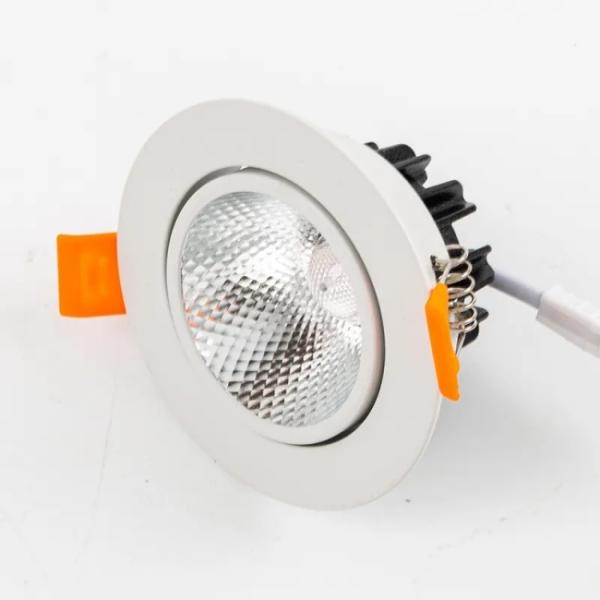220V Aluminum Spot Light Warm White Recessed Ceiling Downlight