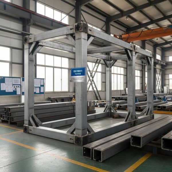 Corrosion Resistant Steel Structure Workshop with Q355 and Q235 Steel for Modular Industrial Applications