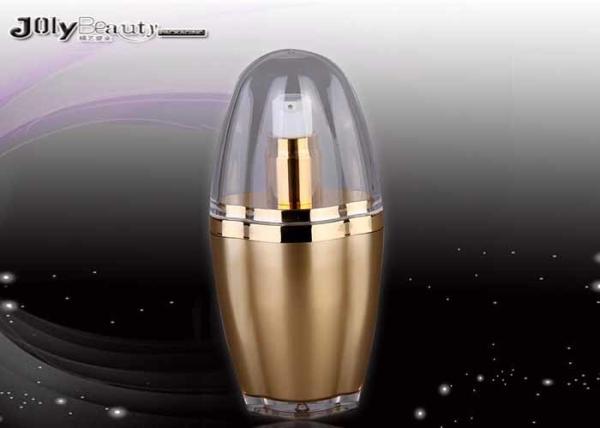 PMMA Flat Empty Lotion Bottles 50ml Foundation Pump Bottle