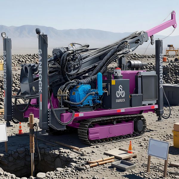 Hydraulic Core Drilling Rig Geological Mobile Drilling Rig High Efficiency Rotary Core Drilling Machine