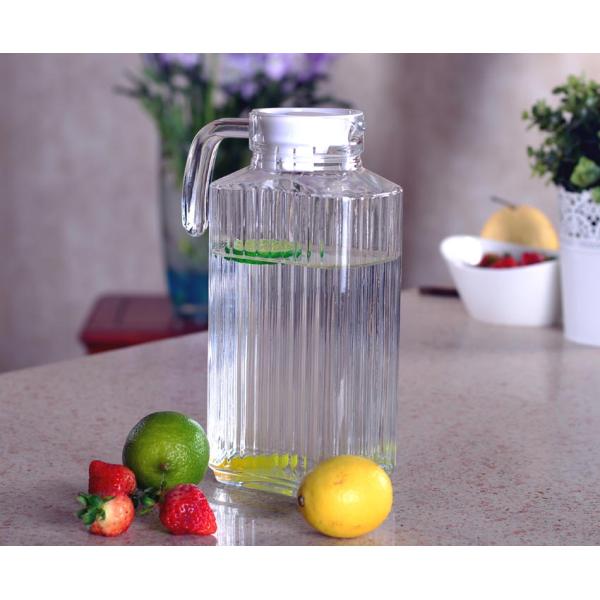 1800ml/60oz Glass Serving Pitcher Environmental Friendly Glass Material