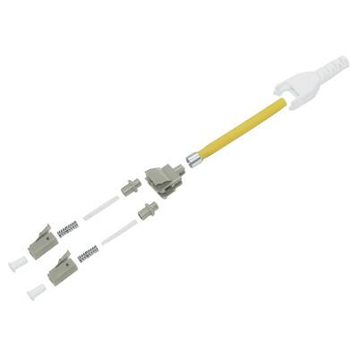 LC Fiber Jumper Cable Singlemode LC PC Duplex Uniboot Fiber Optic Patch Cord