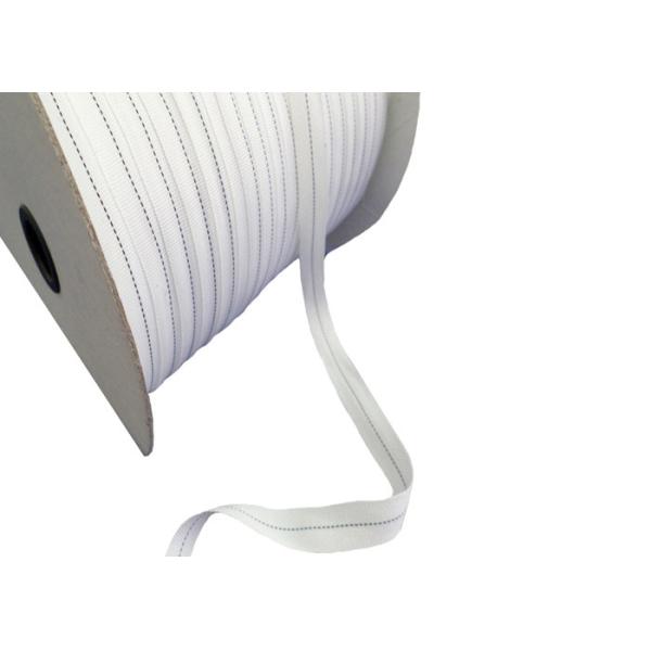 White Roller Heated Flatwork Ironer Belts Guide Tapes Customized Length