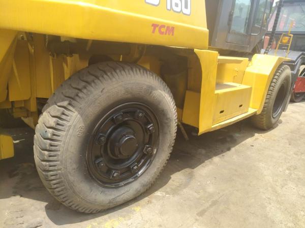 Heavy Duty 16 Ton Used Diesel Forklift TCM FD160S With Good Working Condition