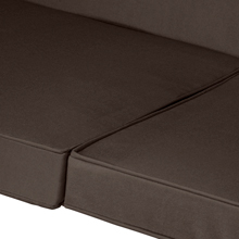 Outdoor Patio Swing Chair with Weather Resistant Steel Frame, Adjustable Canopy, Removable Cushion and Pillow