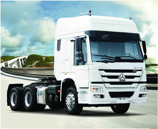 Sinotruk Howo 6x4 371hp Prime Mover Tractor Truck With Two Sleepers WD615.47 Engine