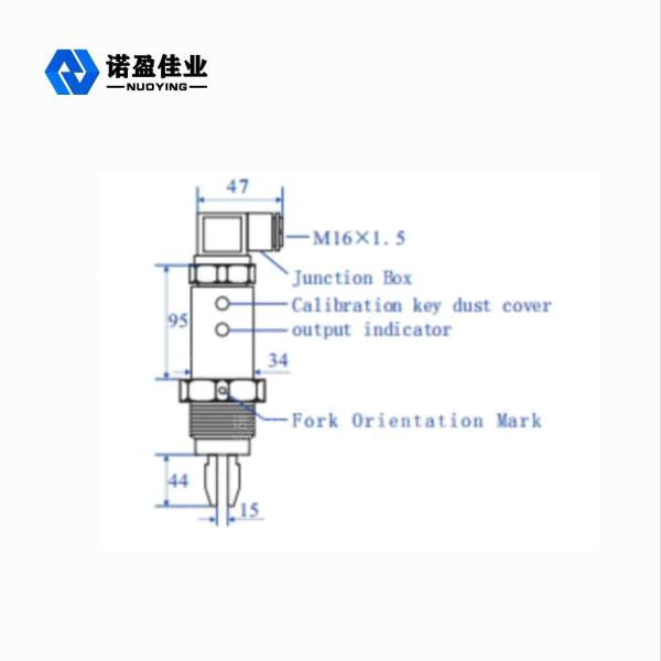 NuoYing Tuning Fork Level Switch for Coating Liquids Aerated Liquids and Slurries