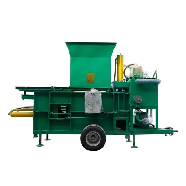 Large Three-Cylinder Straw Baler Machine Automatic Silage Packing Press for Corn/Wheat/Rice Straw