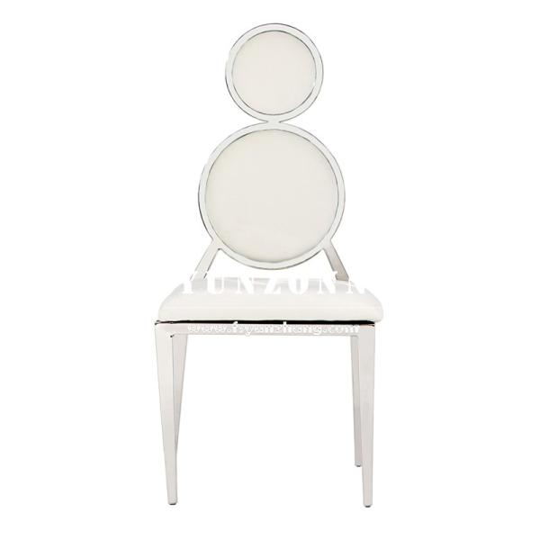 Elegancias sillas de banquete tapizadas de terciopelo con detalles dorados