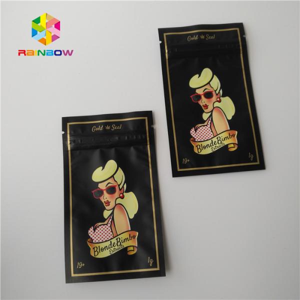 Напечатанная таможня стоит вверх использование травы сумки трубы табака Мылар фольги мешка пластиковое Зиплок