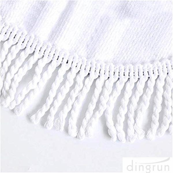 Soft and Quick Dry Rainbow Printed Round Beach Towel Multi Functional Pool Mat