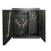 L'alimentation en boucle du transformateur monté sur une plate-forme à trois phases de 300 KVA 13800V à 208Y120V