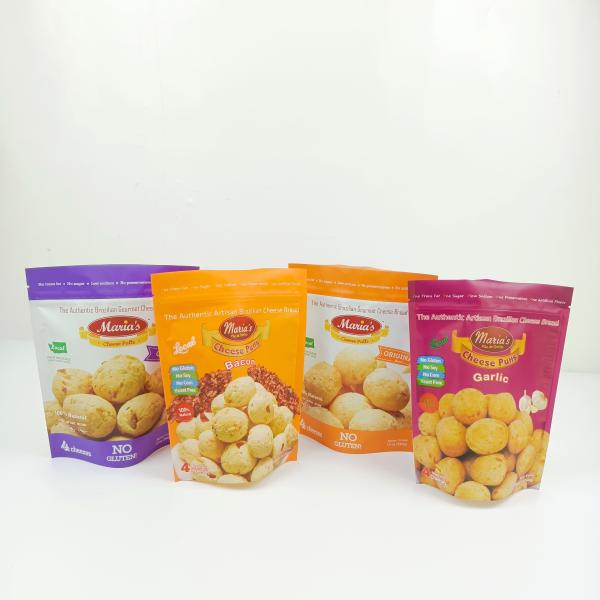 Food 50mic VMPET Resealable Zipper Packaging Bags Spice Powder 12c Pe