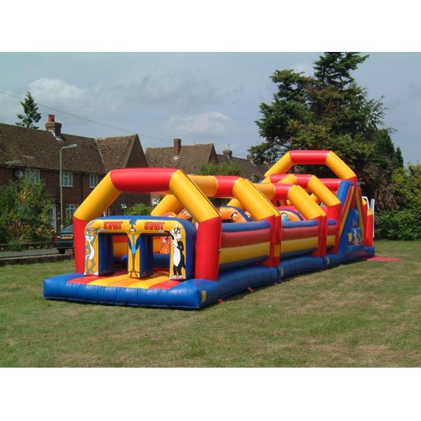 Challenge Race Bounce House Inflatable 5K Obstacle Course Equipment for Adults
