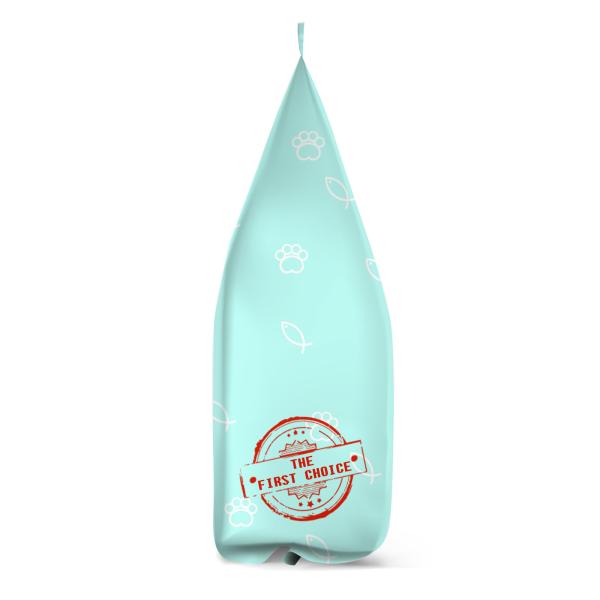 Прокатанная напечатанная отделка сумки бортового корма для домашних животных Gusset упаковывая сияющая