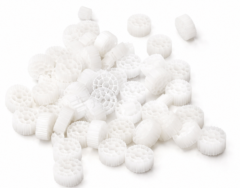 Durable Polymer Mbbr Filter Media High Surface Area For Biofilm Growth