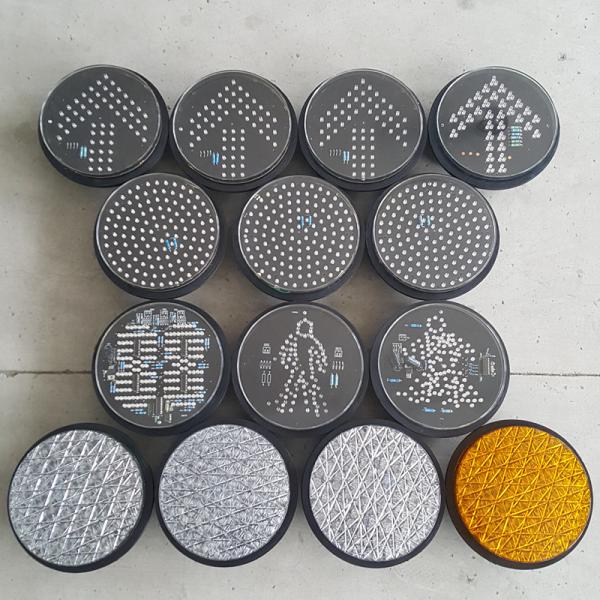 Detachable Aspect 200MM 4-Aspect RYG Ball With Countdown Timer Road Traffic Light