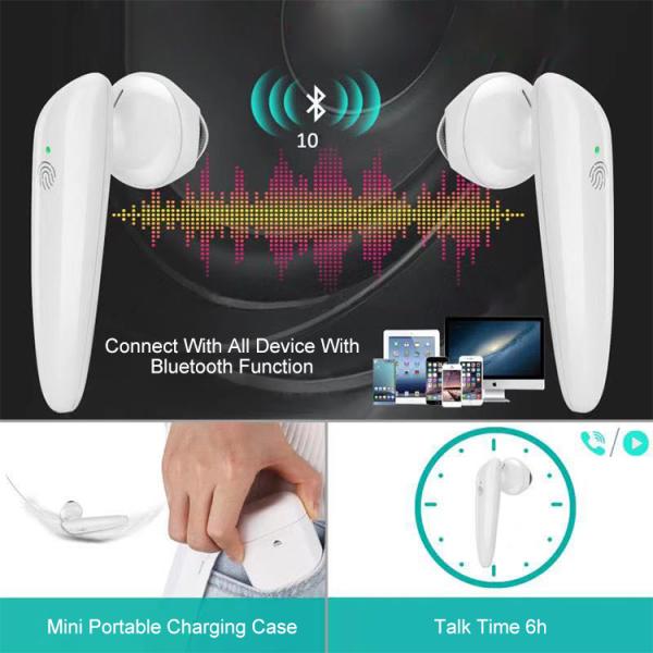 Noise Cancelling I18 TWS Headphones Stereo TWS Binaural Bluetooth Headset