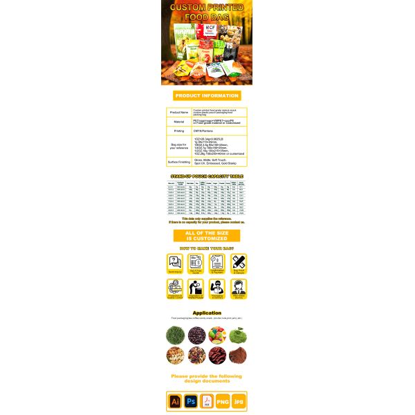 PE AL Plastic Olive Oil Stand Pouch Custom Zipper Spot UV Holographic Effect Dense Self Supporting Packaging Material