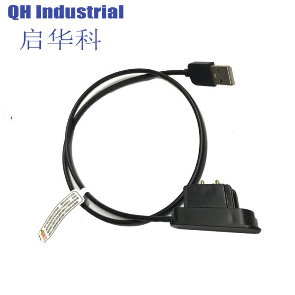 4Pin Iceland Charger Connectors Magnetic Pogo Pin Charger Connector Magnetic Spring Loaded Connector
