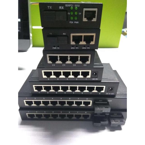 1 модуль 1000Mbps 1.25G SFP конвертера средств массовой информации оптического волокна RJ45 порта 8 волокна онлайн