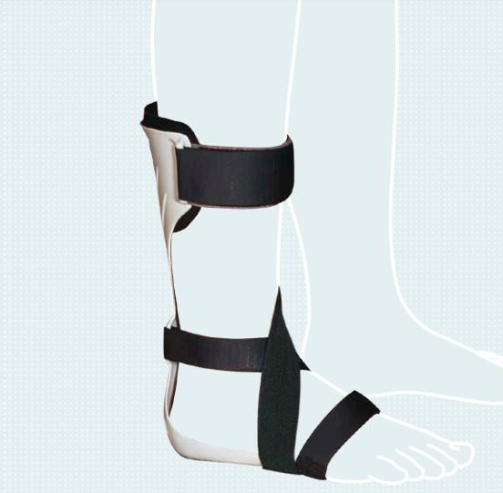 Black Dyna Ankle Support Brace , Dynamic Ankle Foot Orthosis Lightweight