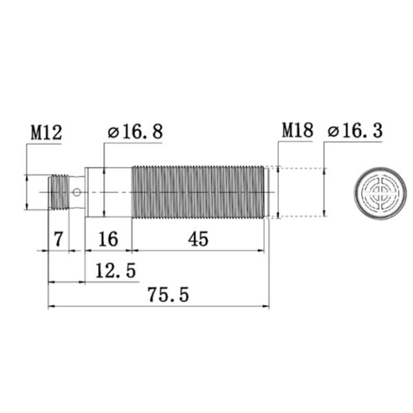 Личный знак читателя IP67 расстояния краткости применения RFID идентификации Workpiece сборочного конвейера автомобиля одиночный