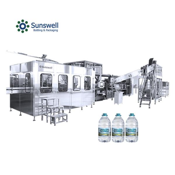 High Accuracy Automatic  Water Filling and Capping Machine 5L Price