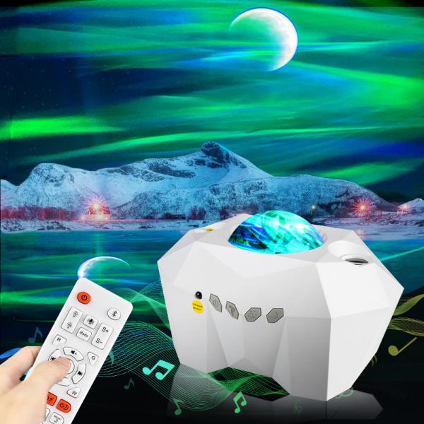 2700K USB Galaxy Projector Night Light 3D 5V Aurora Starry Sky Projector