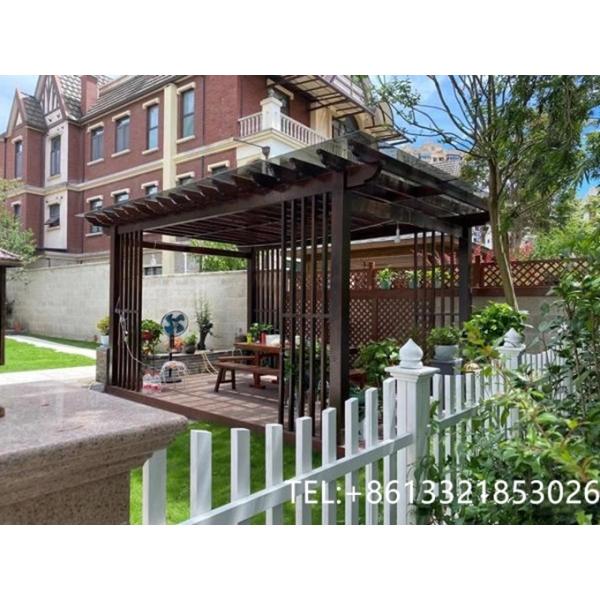 Powder Coated Aluminum Trellis Landscape Resort Courtyard Plant Climbing Grapevine