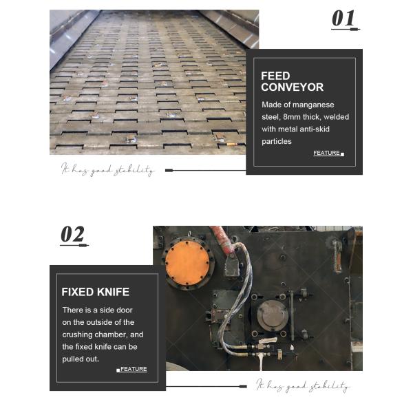 Машина для дробления деревянных стволов для мебели шириной 1400 мм