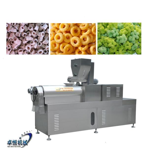120-150 kg/h Máquina de extrusão de duplo parafuso para lanches de arroz de milho em alimentos