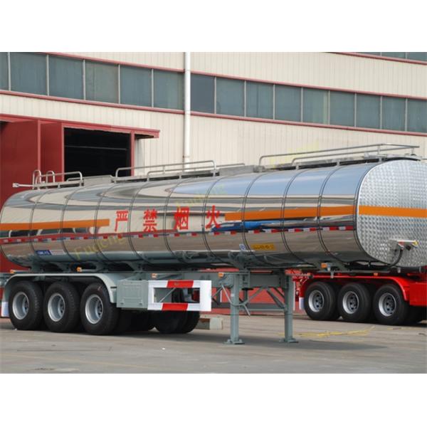Diesel Tanker Trailer Liquid Transportation / Chemical Tanker Truck 50000 Liters