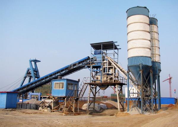 High Performance Ready Mix Concrete Plant Stationary Concrete Batching Plant 150m3/H