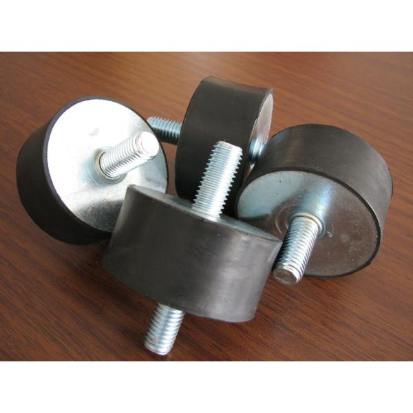 Держатели удара черного цвета резиновые/цилиндрические противовибрационные демпферы