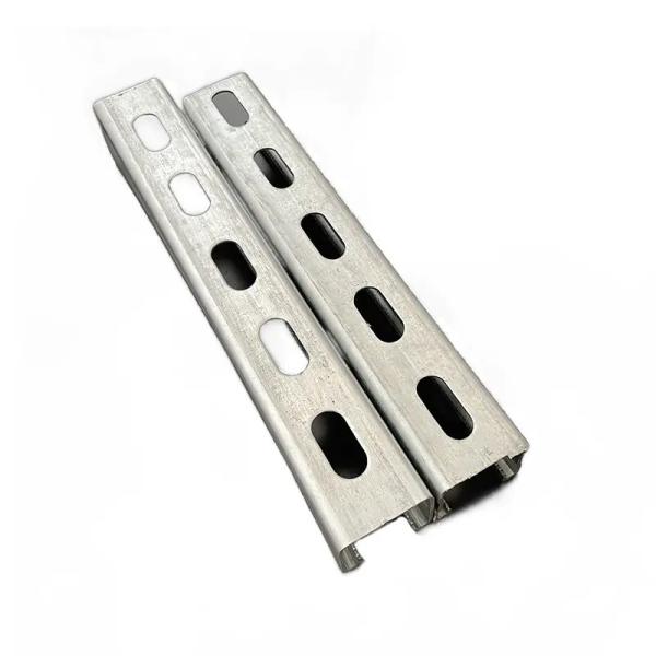 C Shaped Heavy Duty And Industrial Galvanized Steel Strut Channel Curl Width 20mm Thickness 2.5 6.5mm